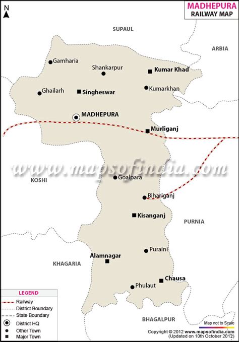 Madhepura Railway Map