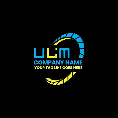 ULM letter logo vector design, ULM simple and modern logo. ULM ...