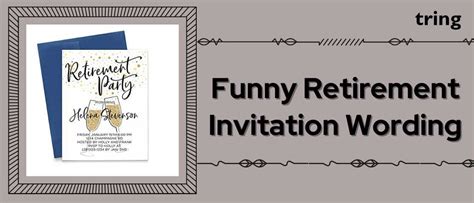 90+ Hilarious Retirement Party Invitation Wording for a Memorable ...