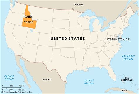 Idaho On Us Map - Vikki Jerrilee