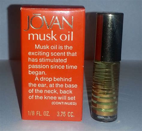 VINTAGE JOVAN MUSK OIL 1/8 FL OZ NEW IN BOX RARE DISCONTINUED PERFUME ...