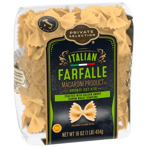 Private Selection Italian Farfalle Pasta -- 16 oz - Vitacost