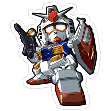 "SD Gundam" Stickers by nventz | Redbubble