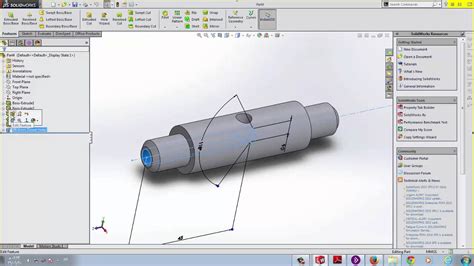 Engineering Drawing 2 | LAB 4 | Shaft (Solid Modelling) - YouTube