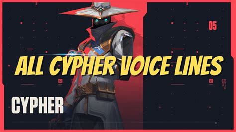 All Cypher Voice Lines | Valorant | PH Gaming - YouTube