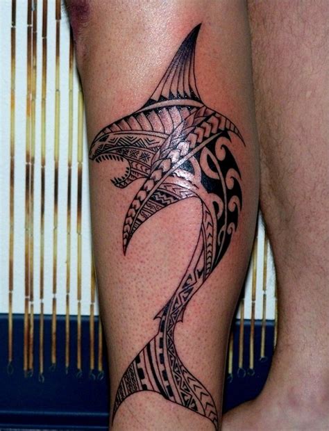 15 Awesome Tribal Shark Tattoos