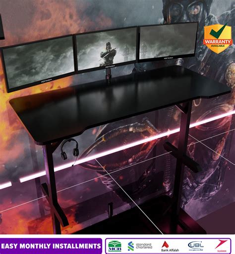 Gaming Table Price in Pakistan – Led Lights Pc Gaming Desk