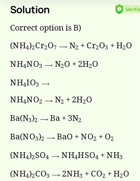 How many of the following compound on thermal decomposition gives N2 gas? (NH4)2 Cr2 O7 , NH4 ...