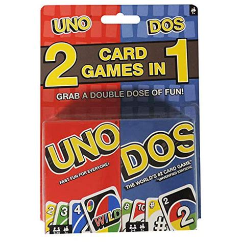 Mattel Uno Dos Card Game Combo - Both Games - Walmart.com - Walmart.com