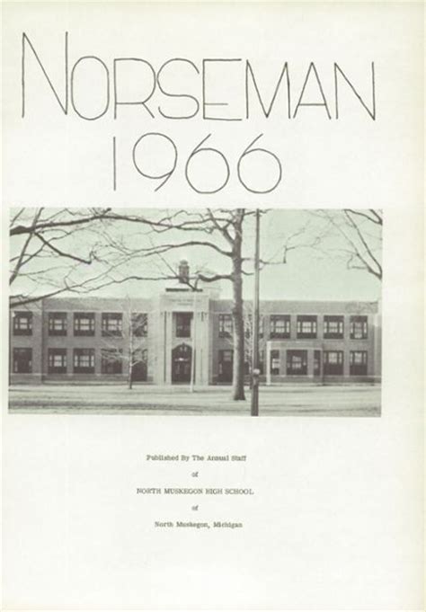 Explore 1966 North Muskegon High School Yearbook, North Muskegon MI ...