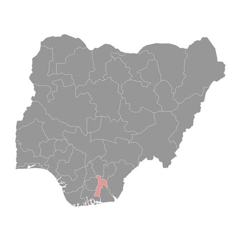 Abia state map, administrative division of the country of Nigeria. Vector illustration. 26604029 ...