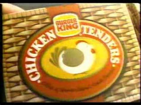 Burger King Commercial introducing Chicken Tenders - YouTube