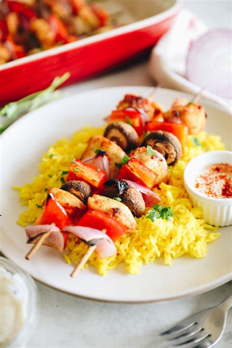 Baked Chicken Kabobs [In The Oven] - The Healthy Maven