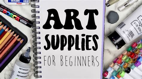 The BEST Art Supplies for Beginners!