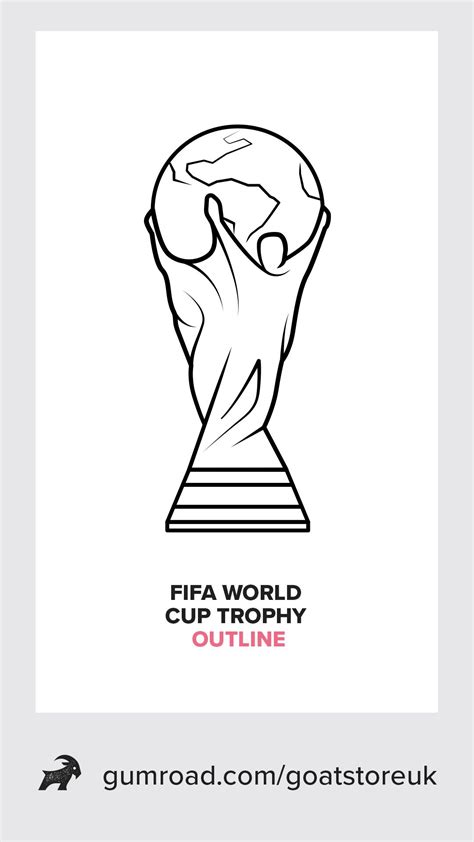 FIFA World Cup Trophy Outline Icon | Cup tattoo, World cup trophy ...