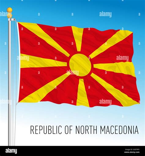 Northern macedonian flag Stock Vector Images - Alamy