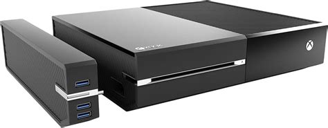 FD 5TB Xbox One Hard Drive - Easy Snap-On with 3 USB Ports - Black - Compatible with Original ...