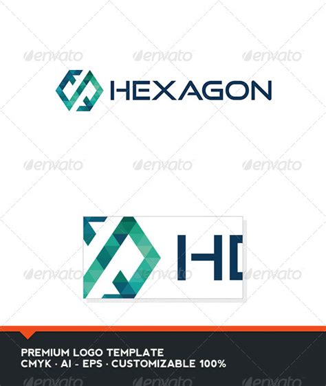 Hexagon Logo Template by domibit | GraphicRiver