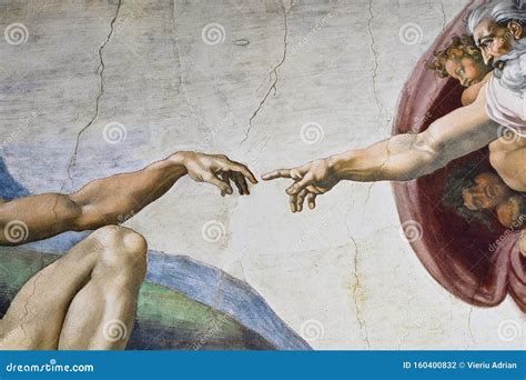 The Creation Of Adam By Michelangelo Editorial Image | CartoonDealer.com #247338070