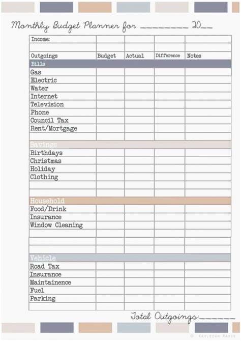 Retirement Budget Planner | Template Business Format