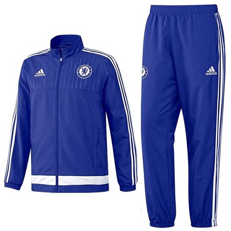 FC Chelsea blue presentation tracksuit 2015/16 - Adidas - SportingPlus - Passion for Sport