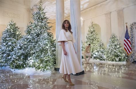 Check Out All Of Melania’s Festive Christmas Outfits Since Trump Took ...