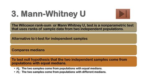 Mann Whitney U Test by Pharmaceutical Biostatistics - Issuu