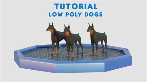 Model a Low Poly Dog || Create any Low Poly Animal in Blender - YouTube