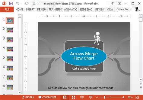 Animated Flow Chart PowerPoint Template - SlideHunter.com