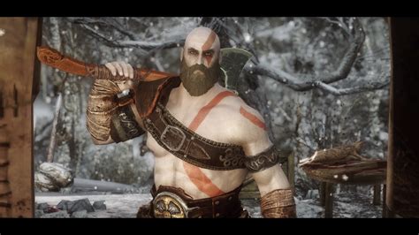 PC Skyrim God of War Mod Released; Allows You to Play as Kratos from ...