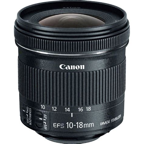 Canon EF-S 10-18mm f/4.5-5.6 IS STM Lens 9519B002 B&H Photo Video