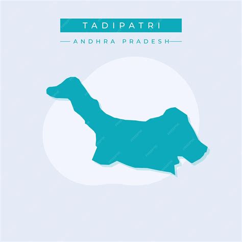 Premium Vector | Vector map of tadipatri illustration