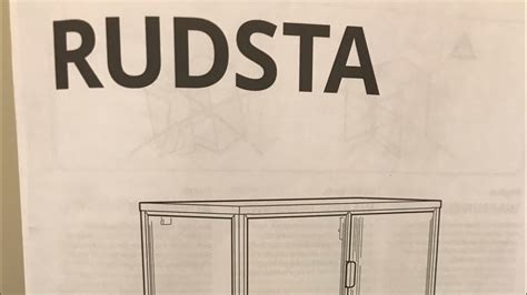 IKEA Rudsta cabinet assembly tip - YouTube