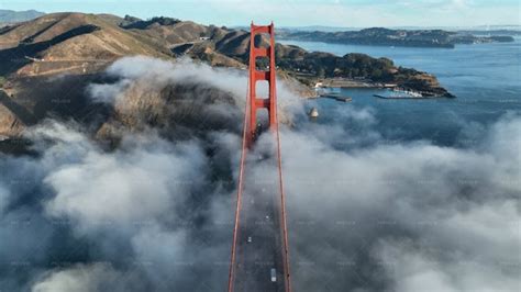 Golden Gate Bridge In California - Stock Photos | Motion Array