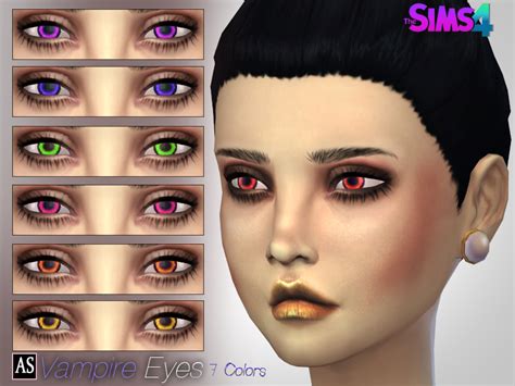 The Sims Resource - Red Vampire Eyes (Non-Default)