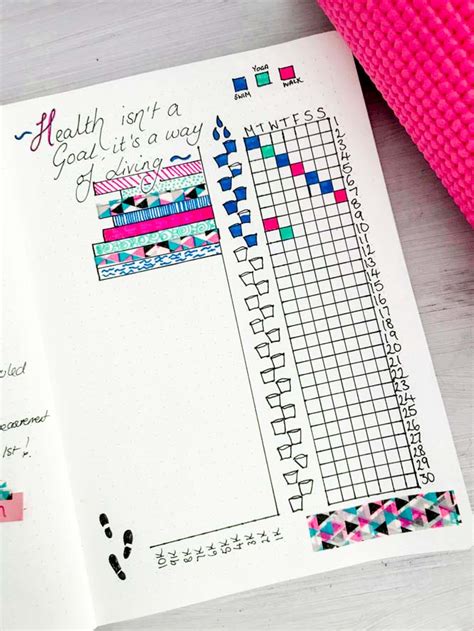 40 Creative Bullet Journal Washi Tape Ideas