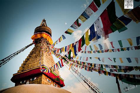 Tibetan Buddhist Prayer Flags stupa Boudnath by Raimond Klavins Fotografika.lv on 500px