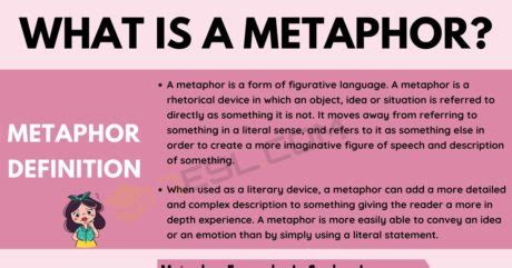 292 Useful Metaphor Examples! Types of Metaphors with Examples • 7ESL