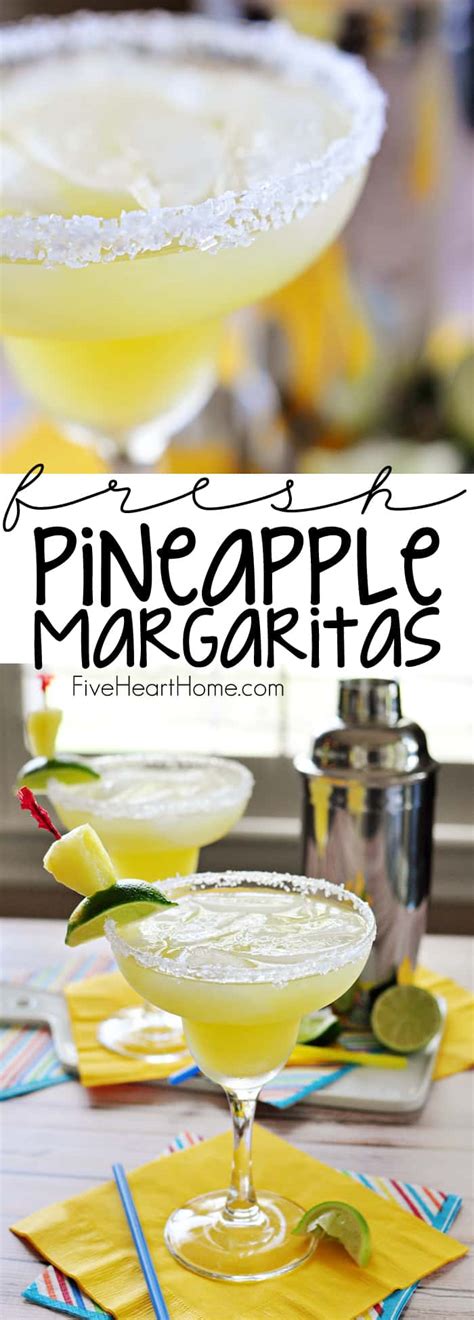 Fresh Pineapple Margaritas {plus} Cinco de Mayo Recipes