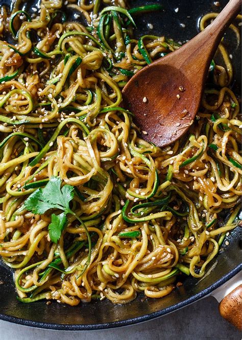 Teriyaki Zucchini Noodles Recipe — Eatwell101