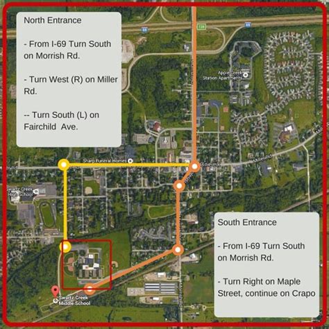 Map & Directions | Swartz Creek Middle School