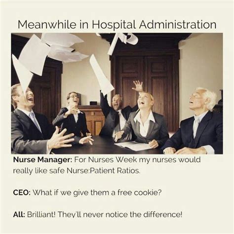 Meanwhile in hospital administration. . . | Nurse jokes, Nurse, Nurses week