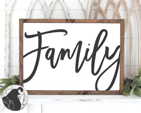 Svg Files, Family Svg, Large Sign Svg, Family Sign Svg, Farmhouse Svg ...