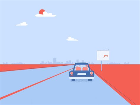 Car On Road by Mohamad Makkawy on Dribbble