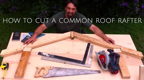 How To Cut a Roof Rafter - YouTube