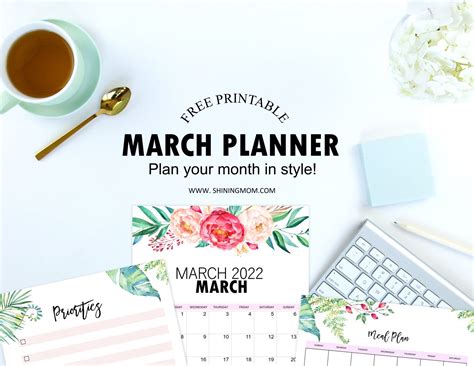 Free March Planner | Make Your Month Organized & Productive