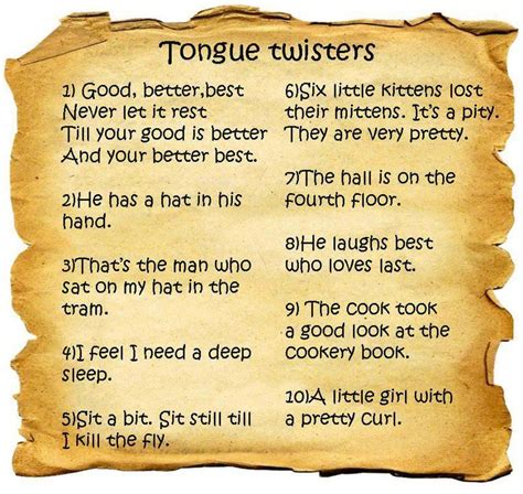 Tongue twisters!! | Tongue twisters, Tongue twisters for kids, Funny ...