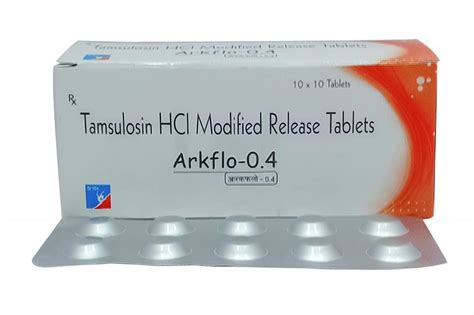 Tamsulosin HCL 0.4 MG ( Arkflo-0.4 ) | 10 X 10 ALU-ALU