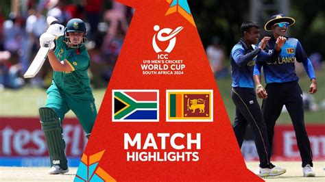 South Africa v Sri Lanka | Match Highlights | U19 CWC 2024 - YouTube