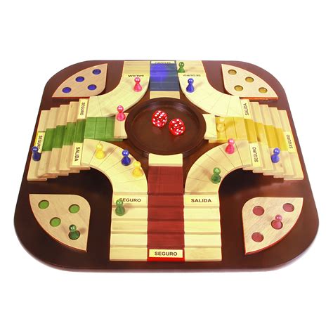 Buy Parcheesi Board Game 3D Wooden Parques Colombiano Colombia Gifts ...